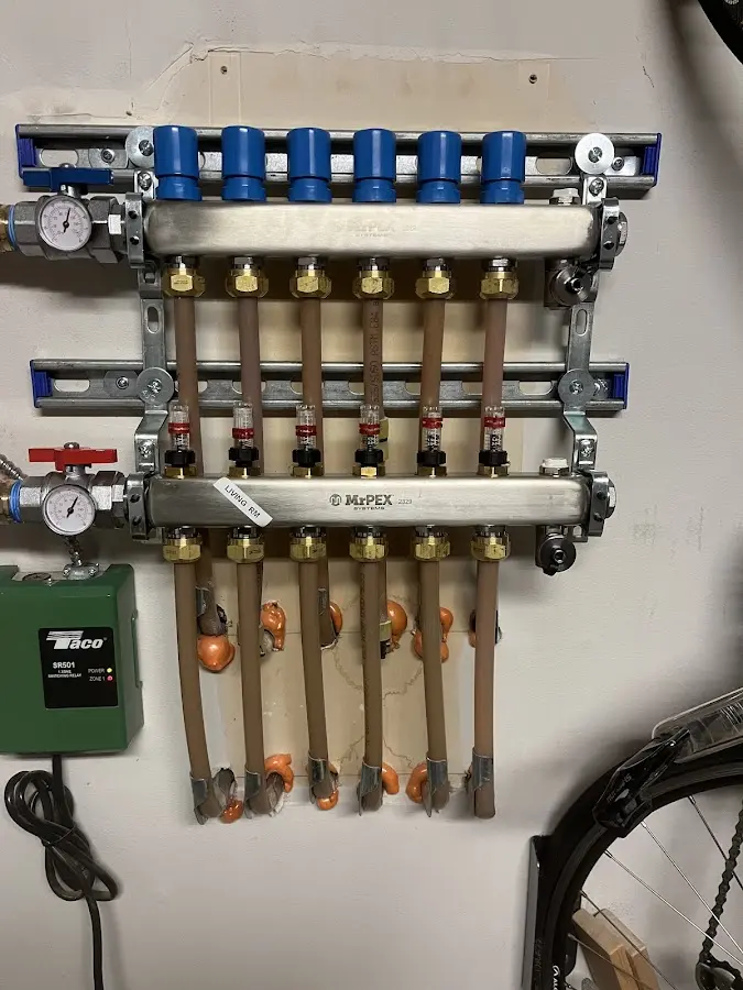 Plumber performing Leak Detection at a residential property in Groveland